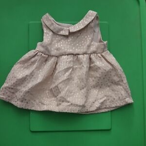 Cat & Jack Cream Polka Dot Kids Formal Dress